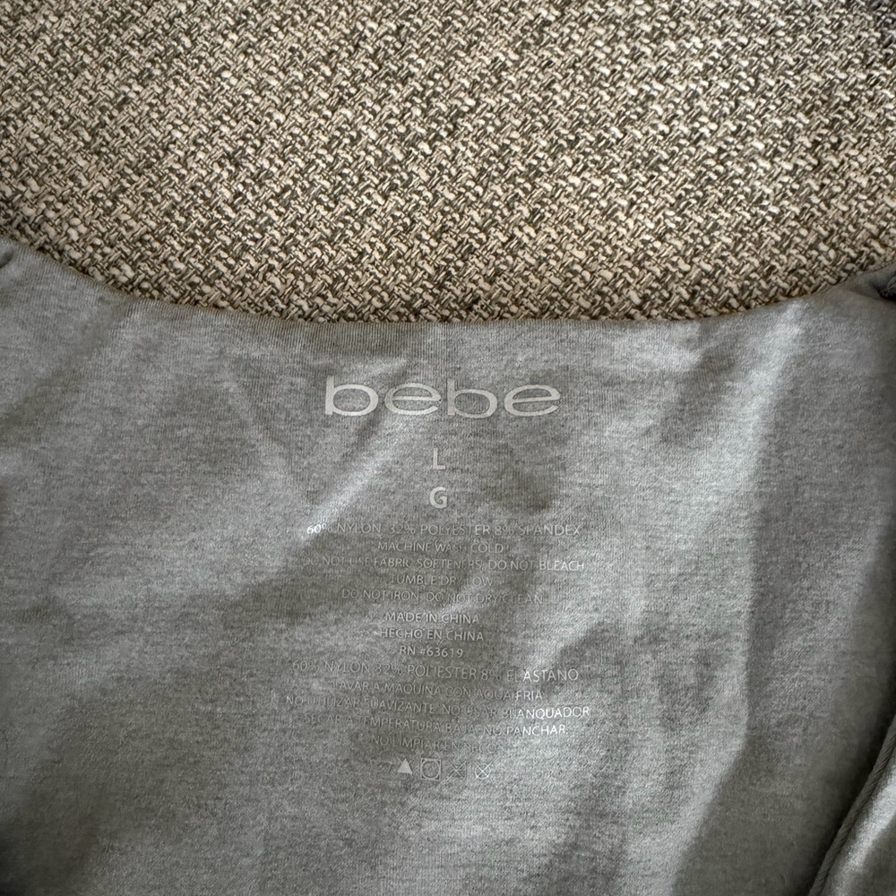Bebe Rhinestone Logo Tank Top - Picture 4 of 7